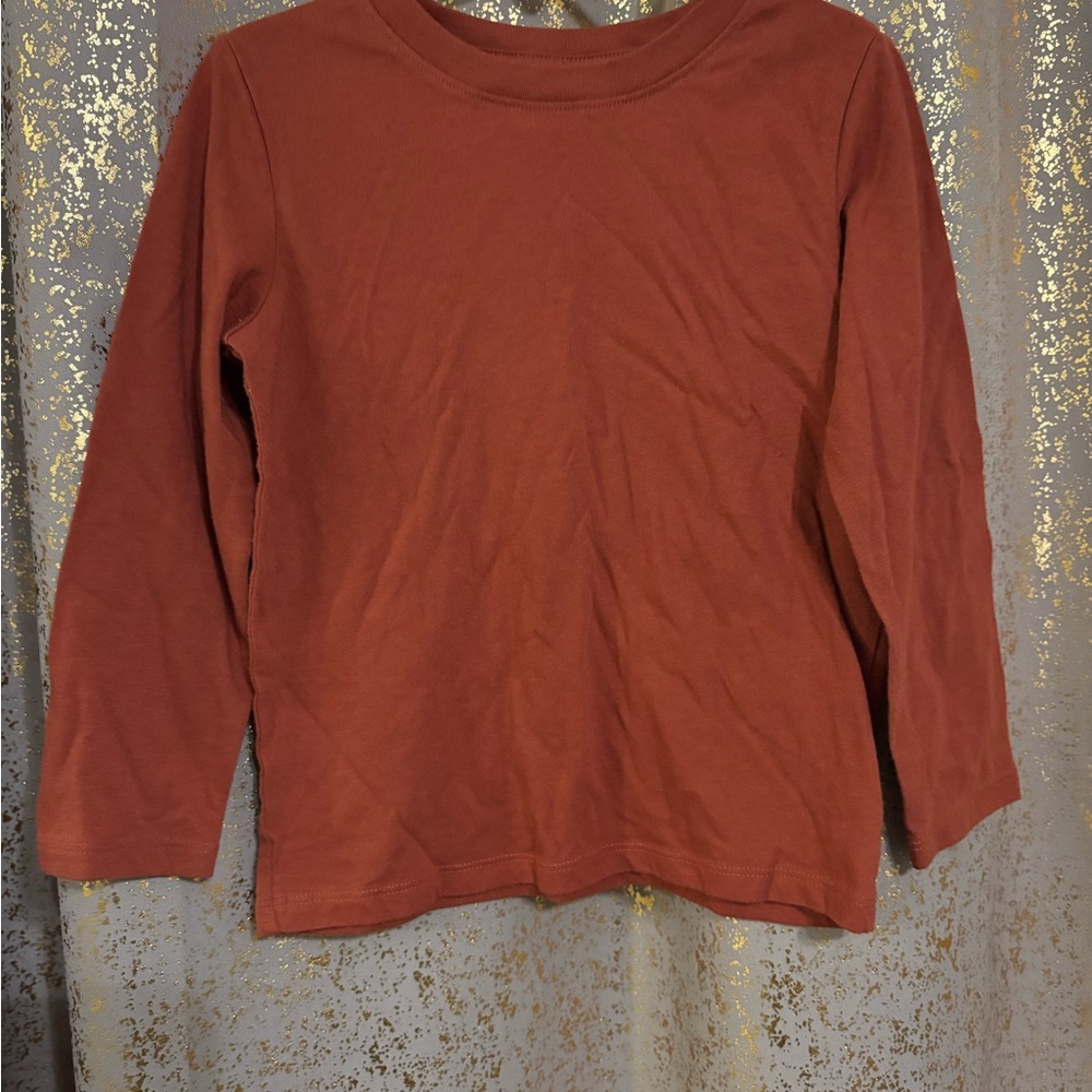 Cat & Jack Rust Long Sleeve Tee